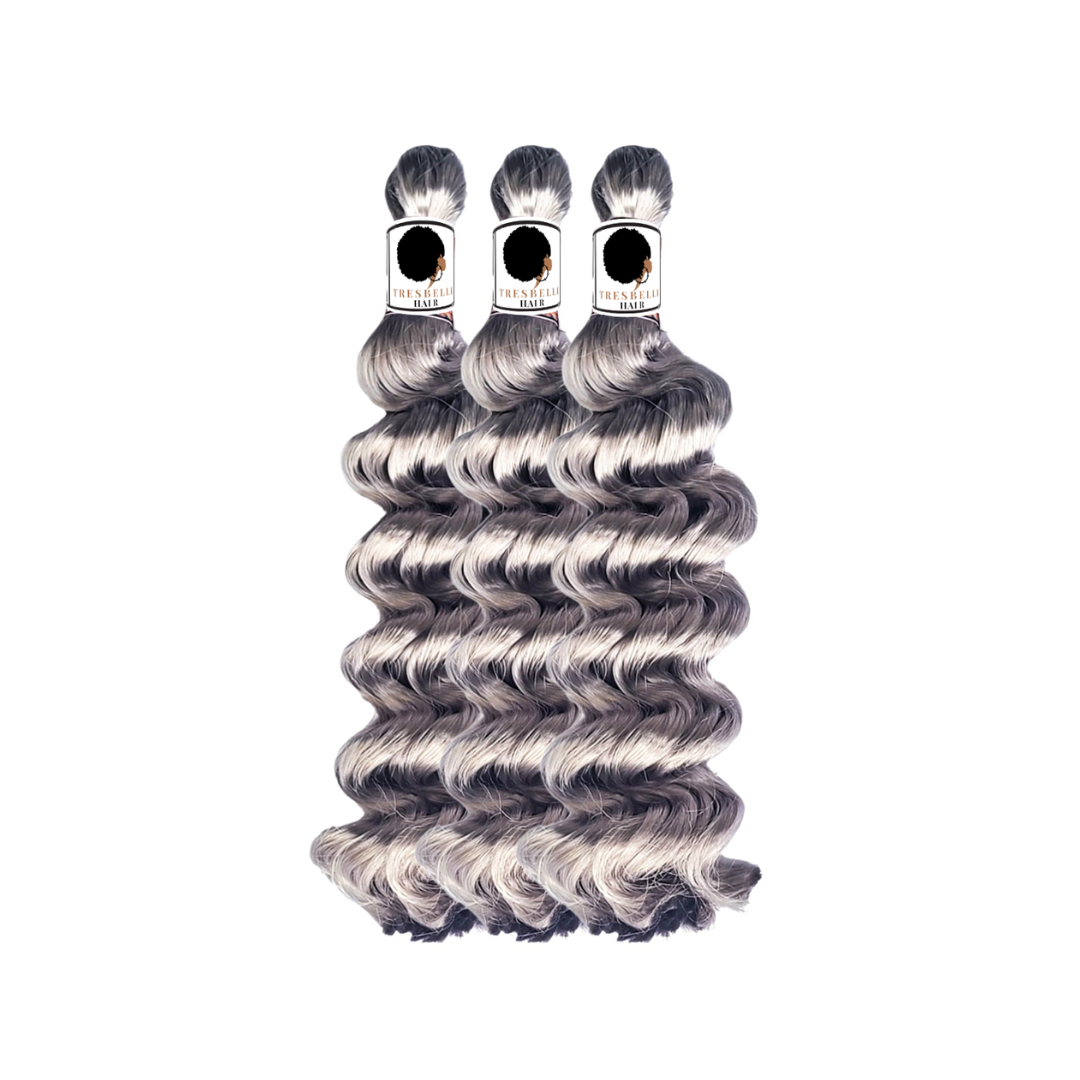 BELLE BOHO KNOTLESS BRAIDS BUNDLE/ LOOSE CURLS