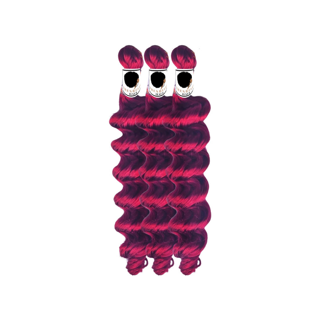 BELLE BOHO KNOTLESS BRAIDS BUNDLE/ LOOSE CURLS
