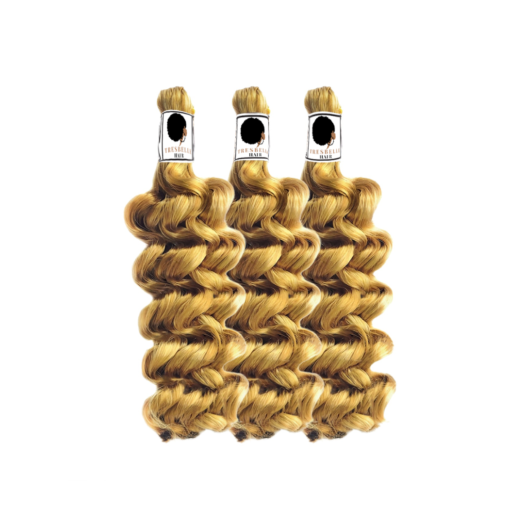 BELLE ITCH FREE HYPOALLERGENIC LOOSE CURLS| BOHO BRAIDING HAIR
