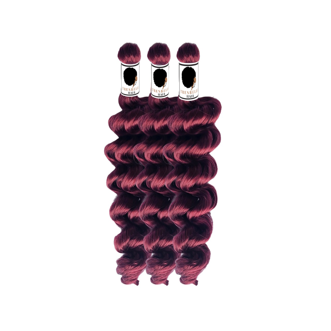 BELLE ITCH FREE HYPOALLERGENIC LOOSE CURLS| BOHO BRAIDING HAIR