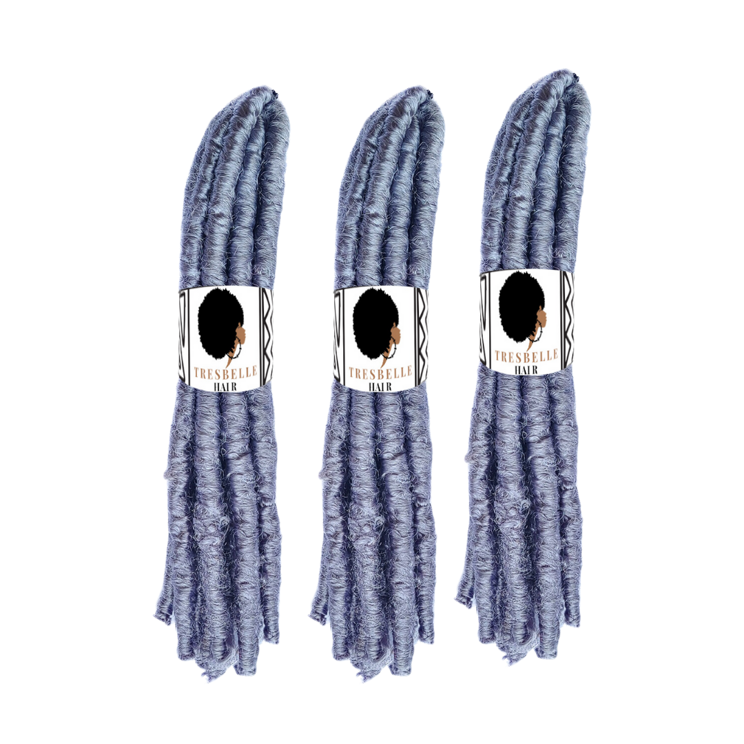 Distressed Locs/ Soft Locs / Itch Free Faux Locs