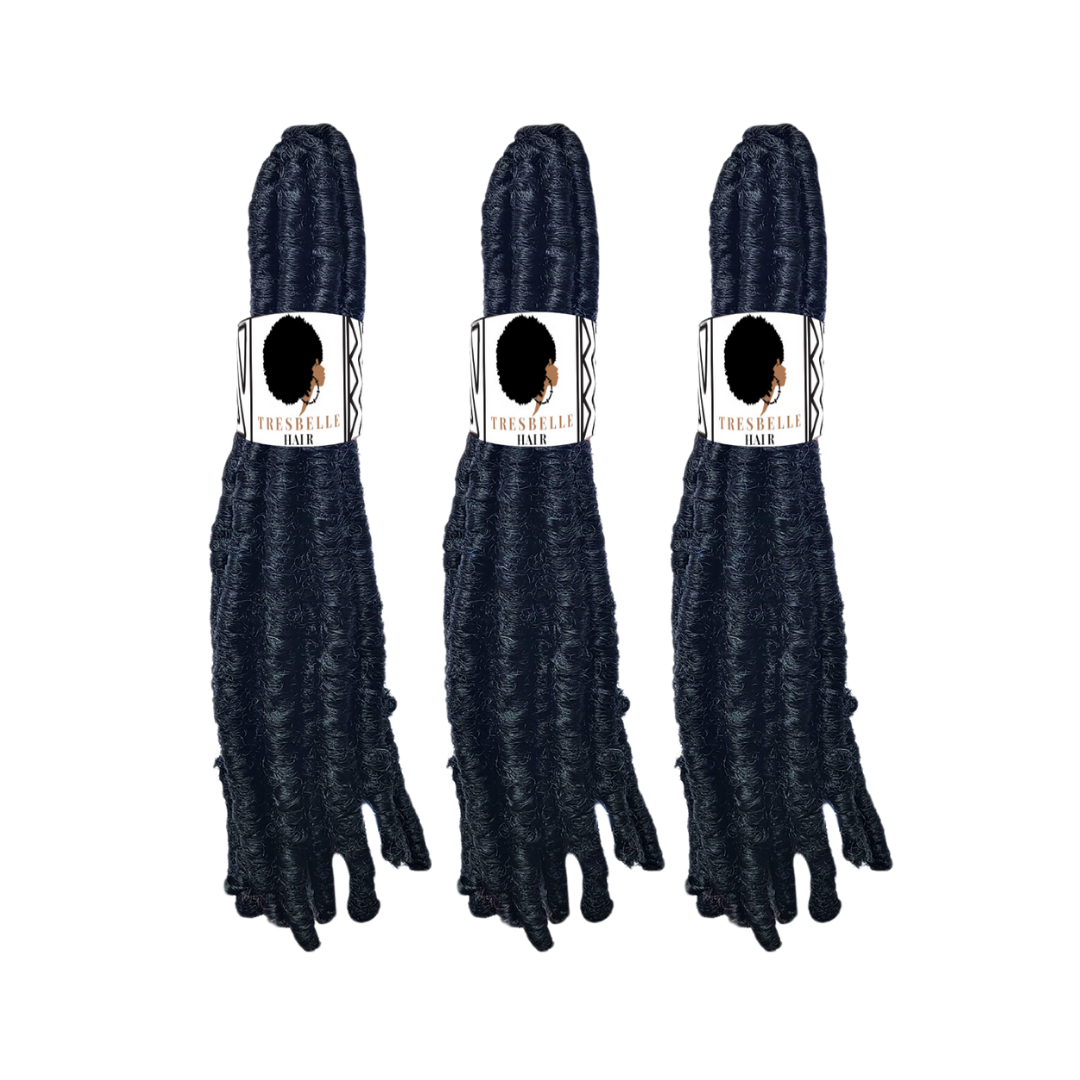 Distressed Locs/ Soft Locs / Itch Free Faux Locs