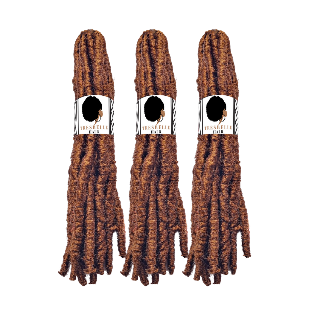 Distressed Locs/ Soft Locs / Itch Free Faux Locs