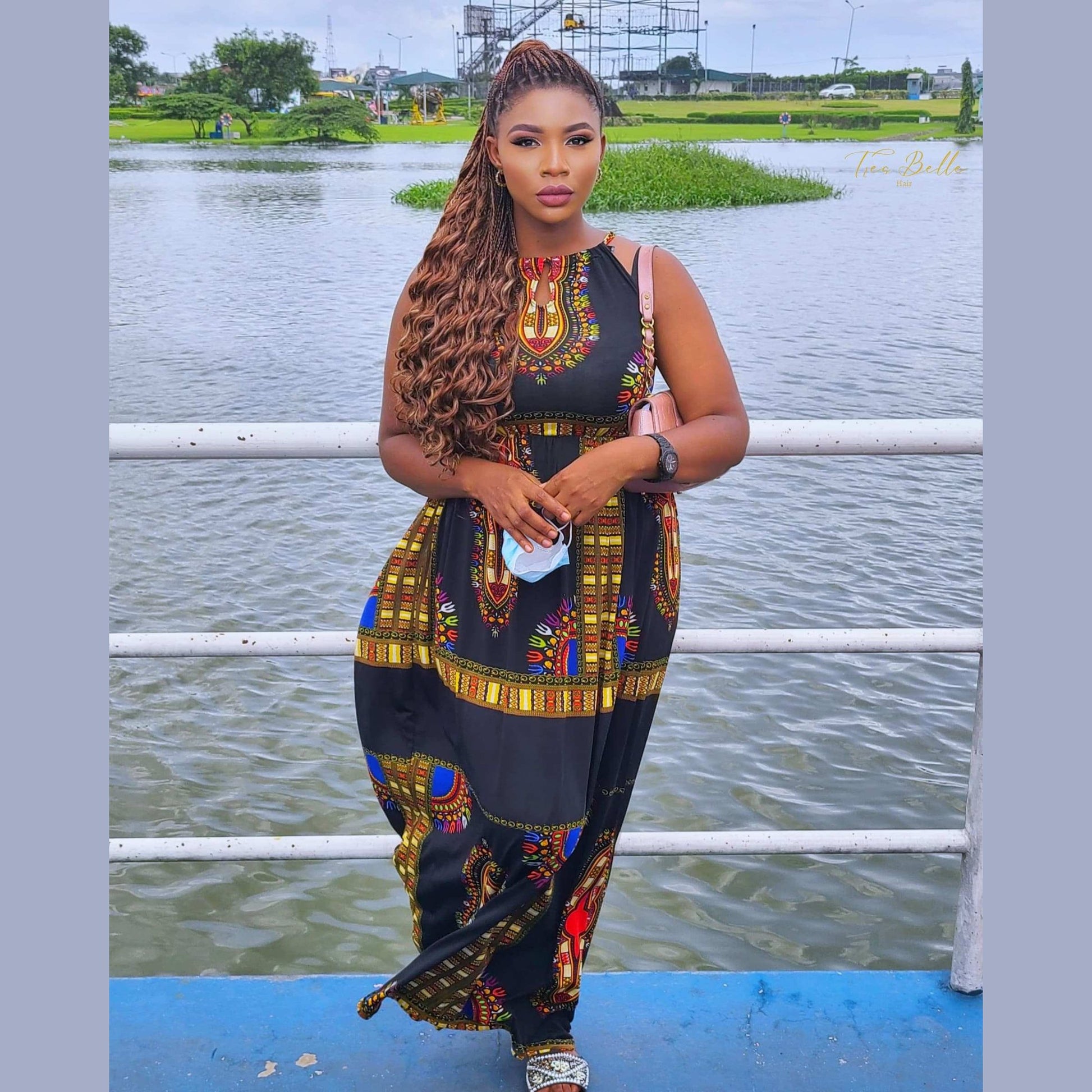 BELLE ITCH FREE HYPOALLERGENIC LOOSE CURLS| BOHO BRAIDING HAIR