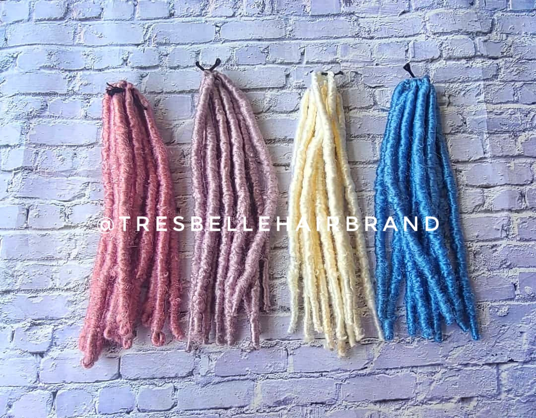 Distressed Locs/ Soft Locs / Itch Free Faux Locs