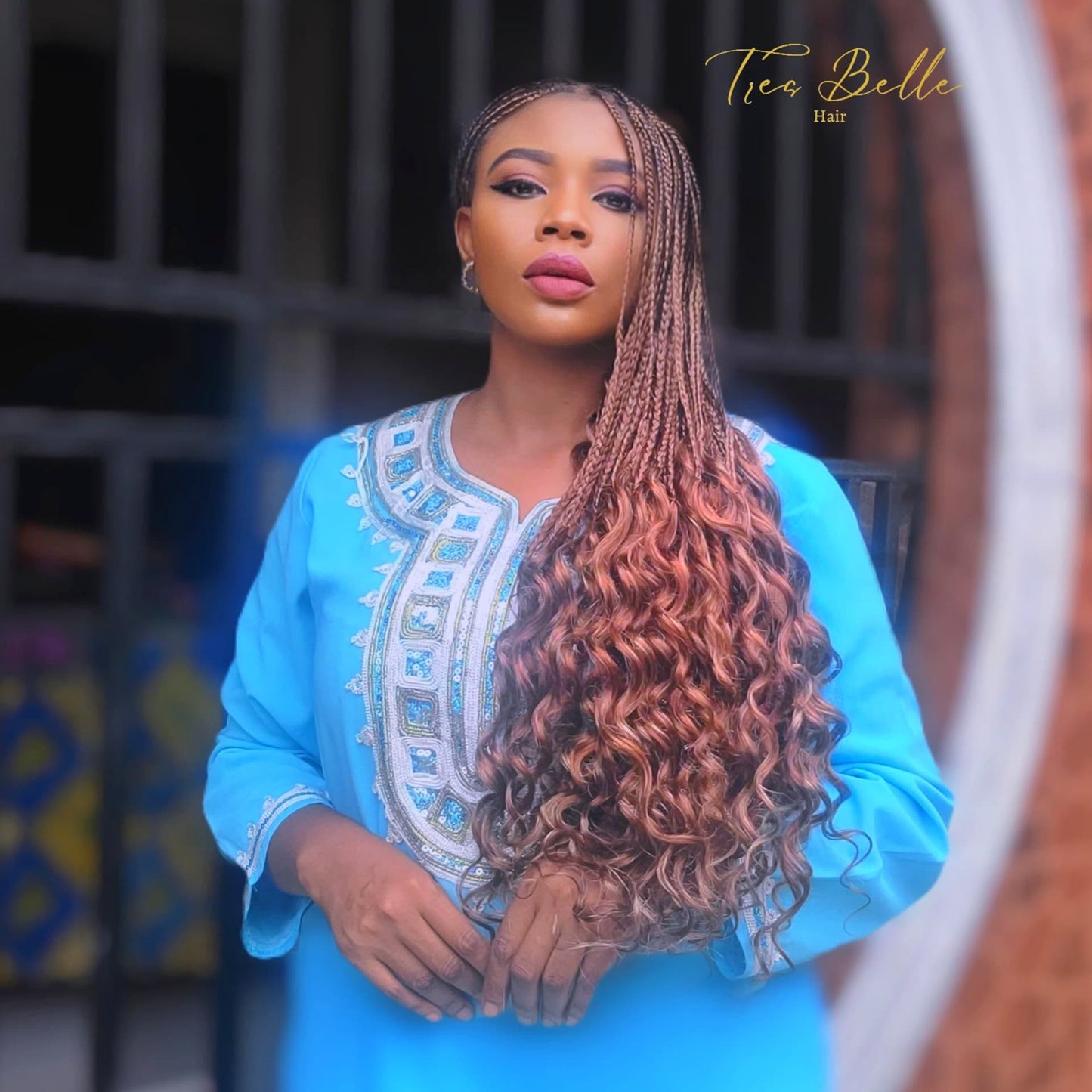 BELLE ITCH FREE HYPOALLERGENIC LOOSE CURLS| BOHO BRAIDING HAIR