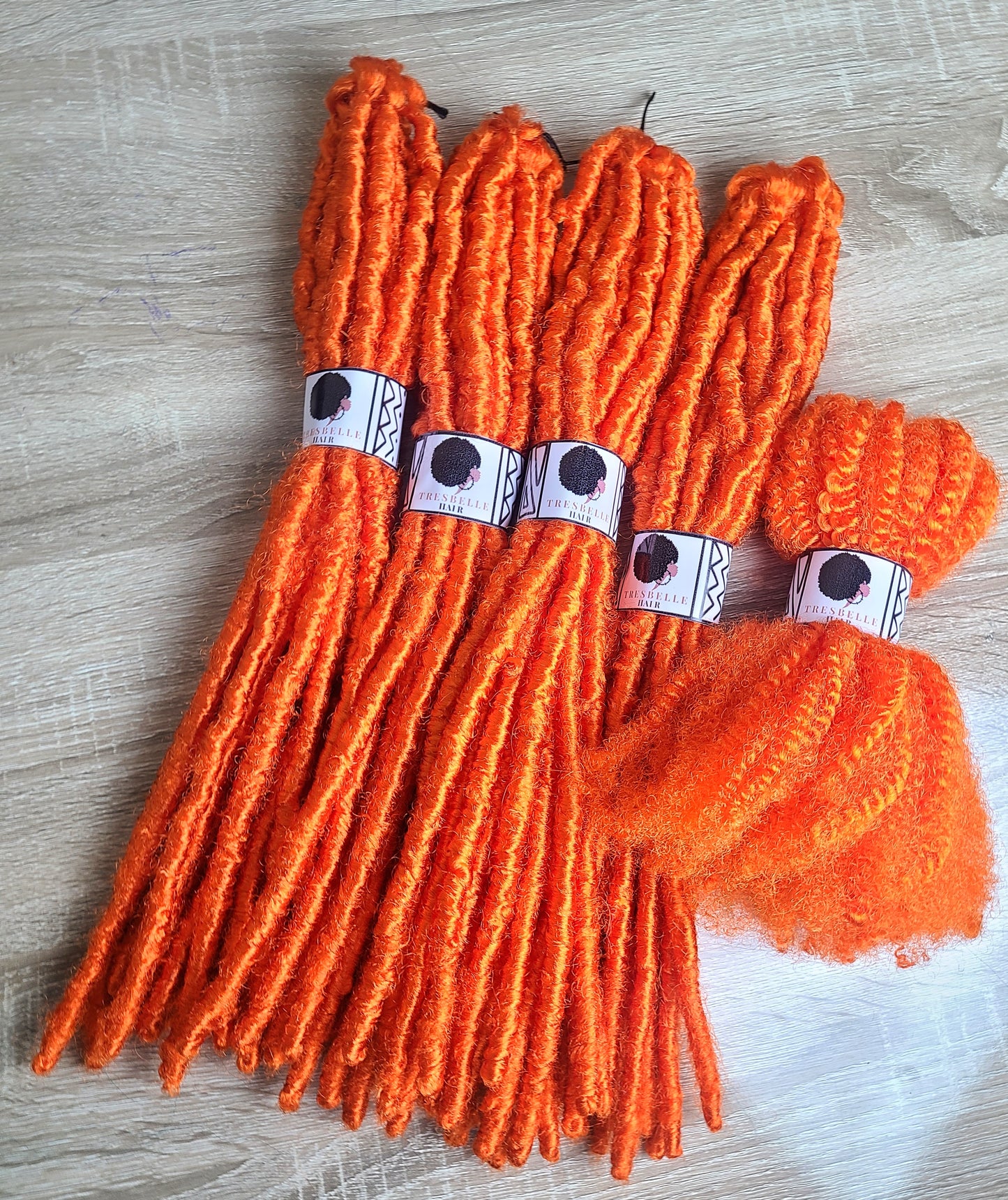 Orange color Distressed Locs
Itch free Distressed locs