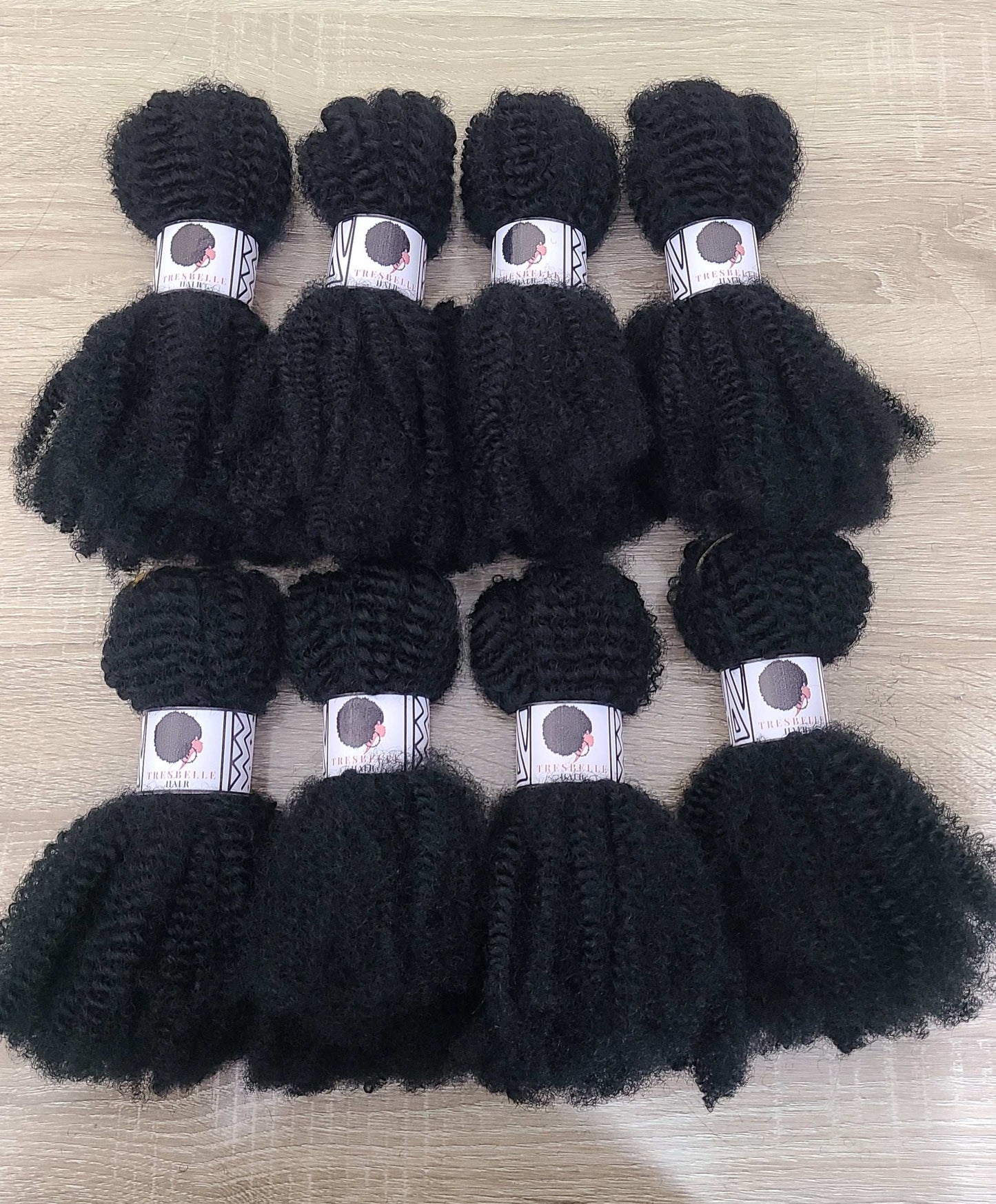 10" black Afro kinky Braiding hair