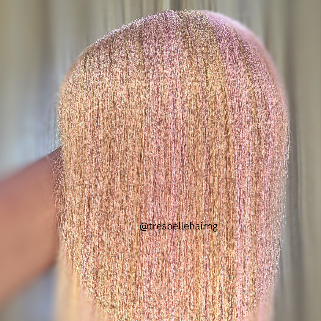 28" Anti - Itch Prestretched Braiding Hair | Non - Toxic Hypoallergenic PreStretched Braiding Hair.