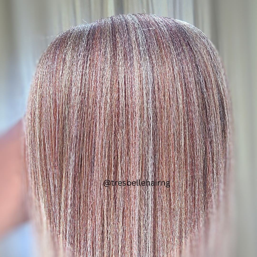 28" Anti - Itch Prestretched Braiding Hair | Non - Toxic Hypoallergenic PreStretched Braiding Hair.