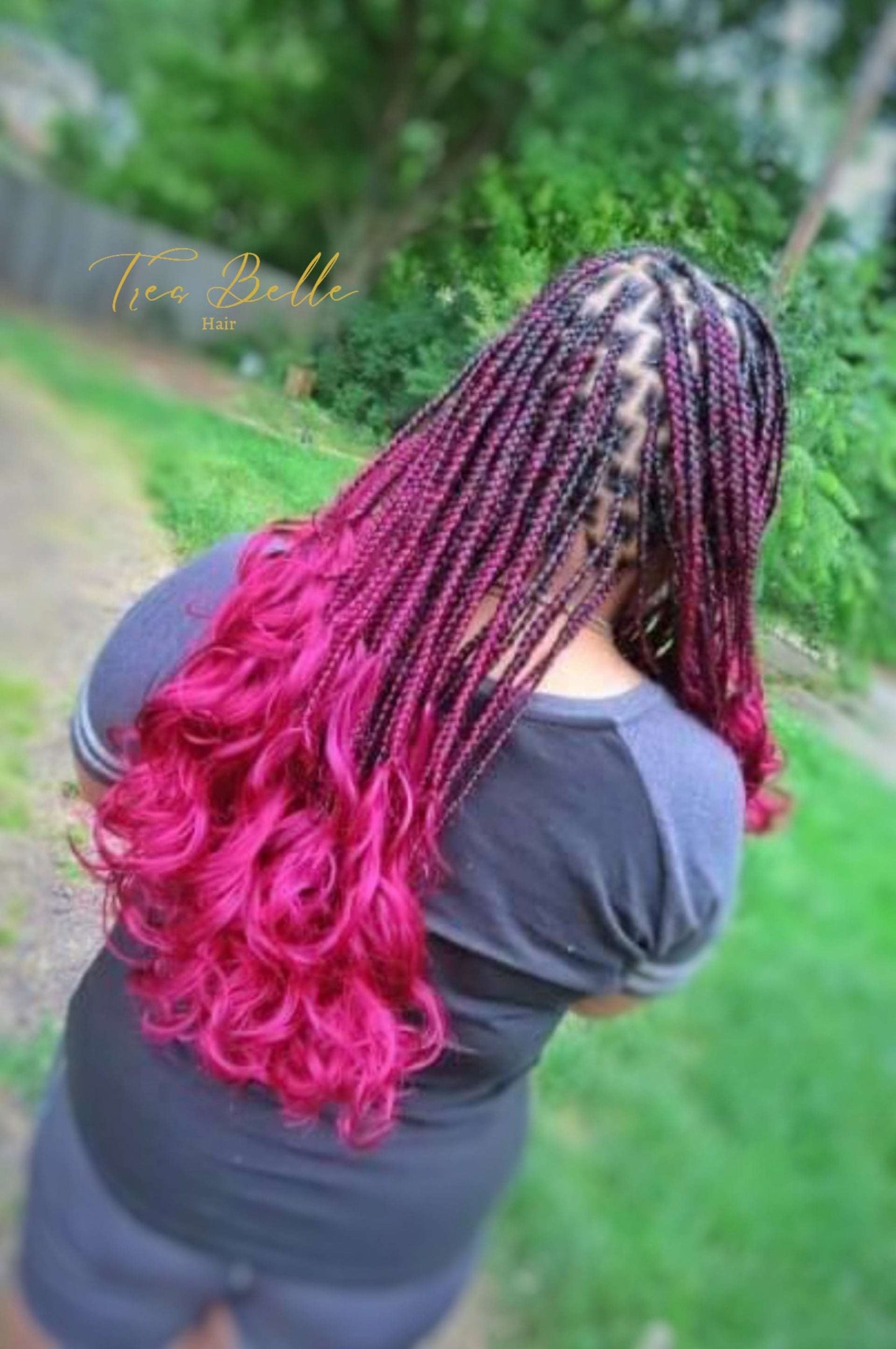 ITCH FREE FRENCH CURLS| FRENCH CURLS BRAIDING HAIR COLOR 1B/BURGUNDY 