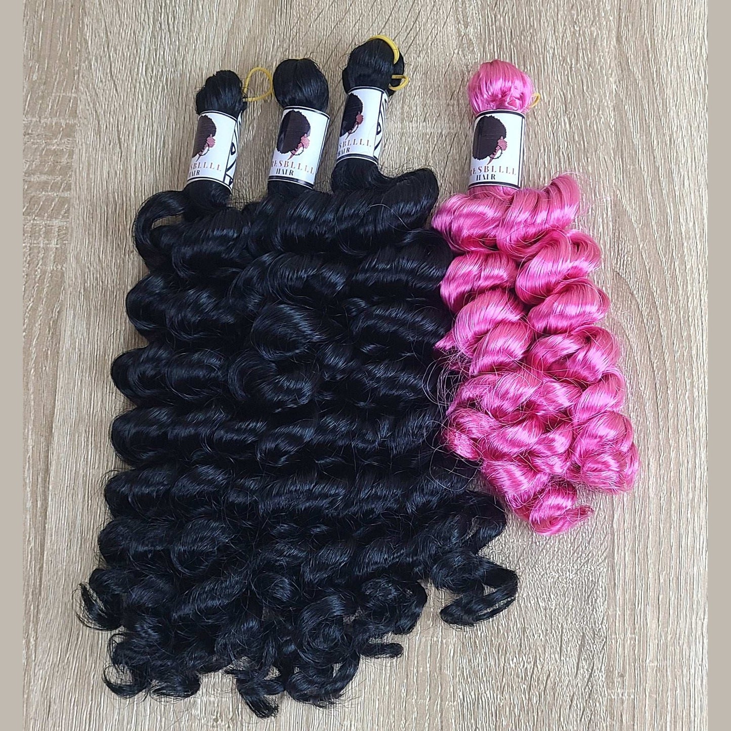BELLE ITCH FREE HYPOALLERGENIC LOOSE CURLS| BOHO BRAIDING HAIR