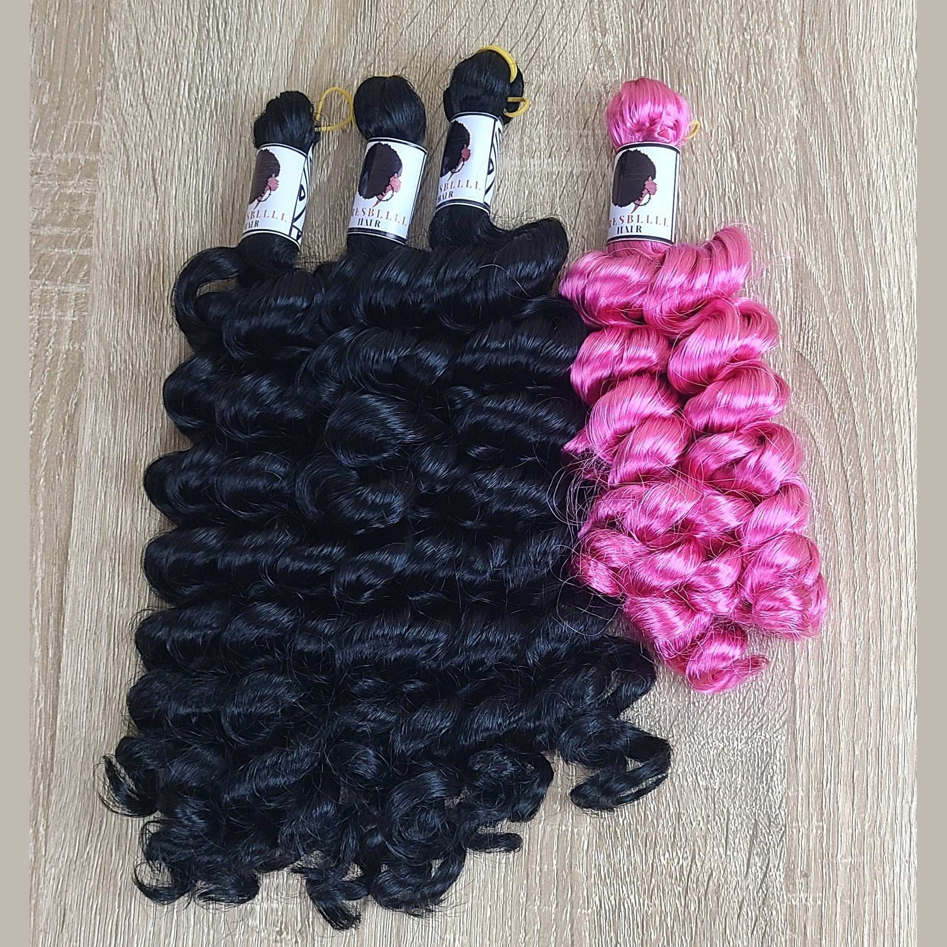 BELLE ITCH FREE HYPOALLERGENIC LOOSE CURLS| BOHO BRAIDING HAIR