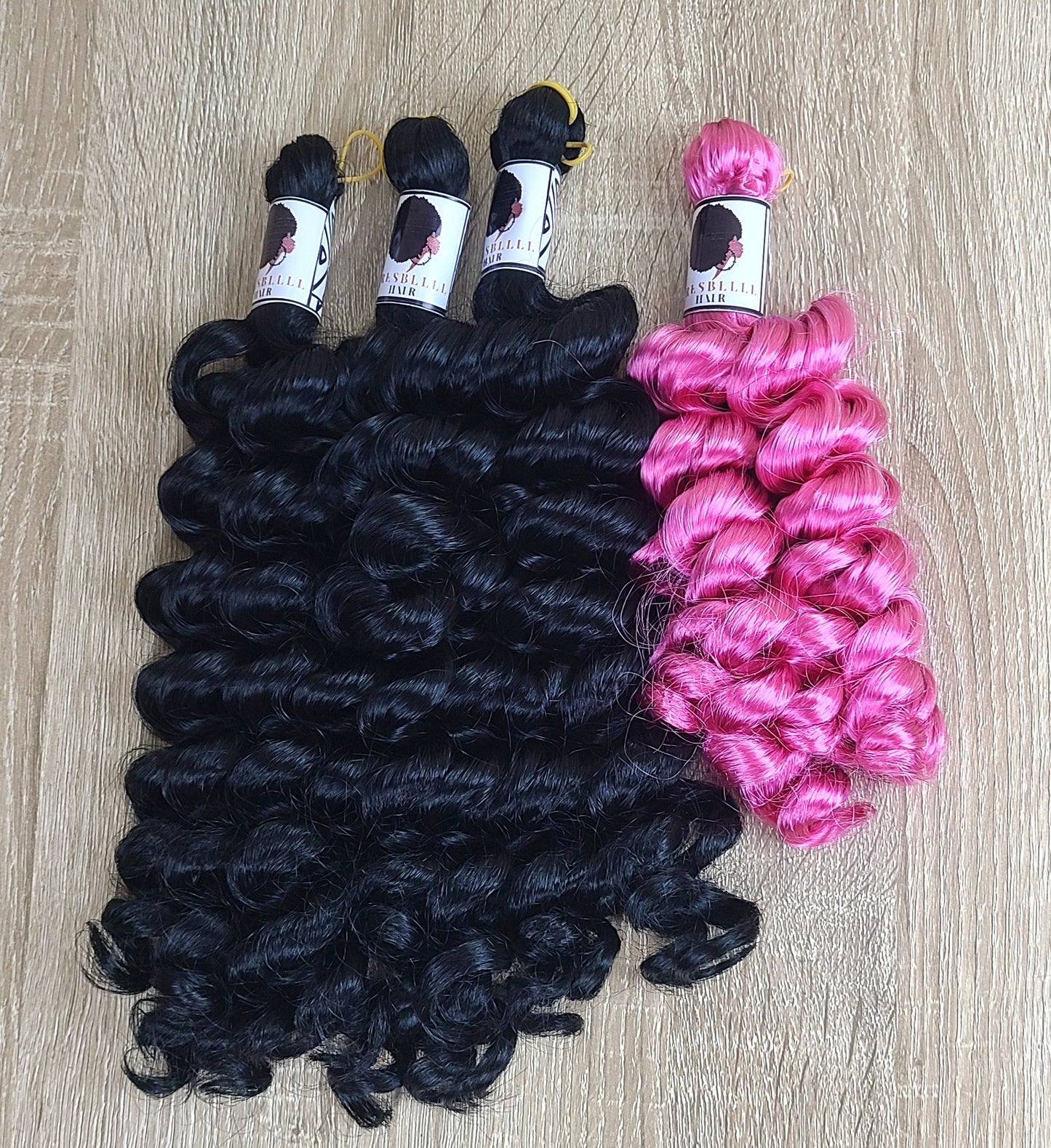 BELLE ITCH FREE HYPOALLERGENIC LOOSE CURLS| BOHO BRAIDING HAIR