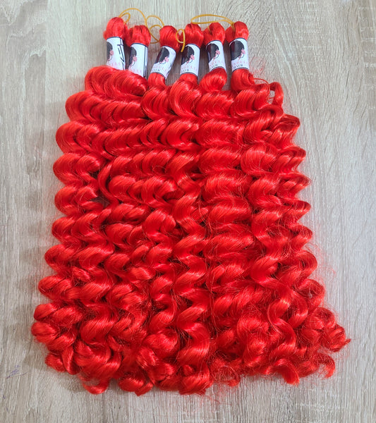 BELLE ITCH FREE HYPOALLERGENIC LOOSE CURLS| BOHO BRAIDING HAIR