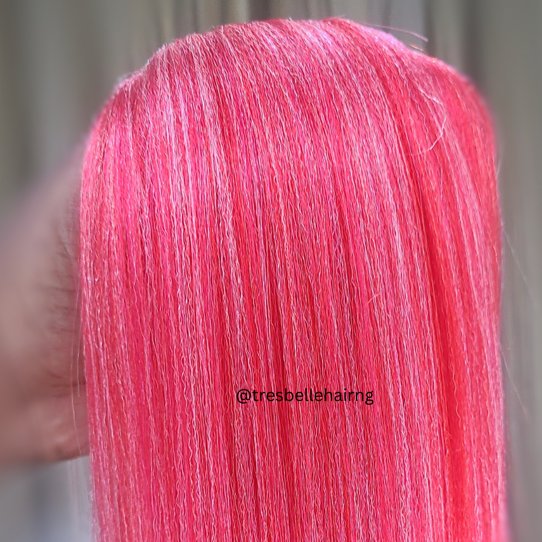 28" Anti - Itch Prestretched Braiding Hair | Non - Toxic Hypoallergenic PreStretched Braiding Hair.