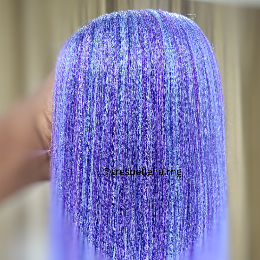 28" Anti - Itch Prestretched Braiding Hair | Non - Toxic Hypoallergenic PreStretched Braiding Hair.