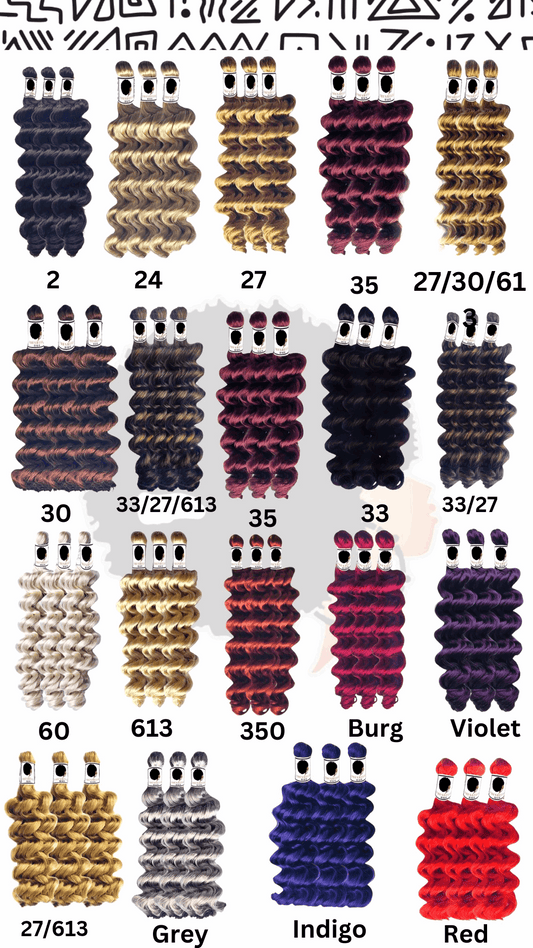 BELLE ANTI ITCH BOHO BRAIDING HAIR| LOOSE CURLS BRAIDING HAIR