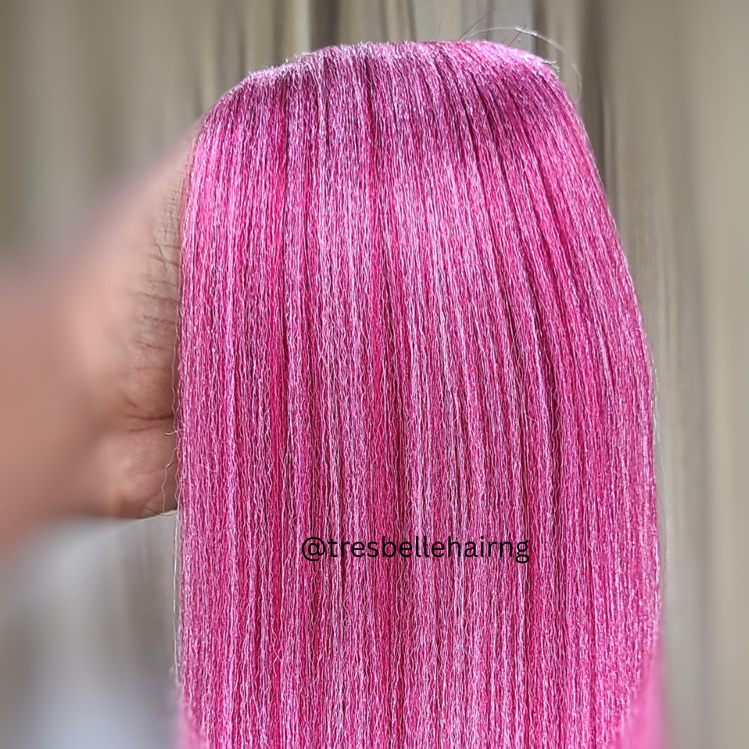 28" Anti - Itch Prestretched Braiding Hair | Non - Toxic Hypoallergenic PreStretched Braiding Hair.