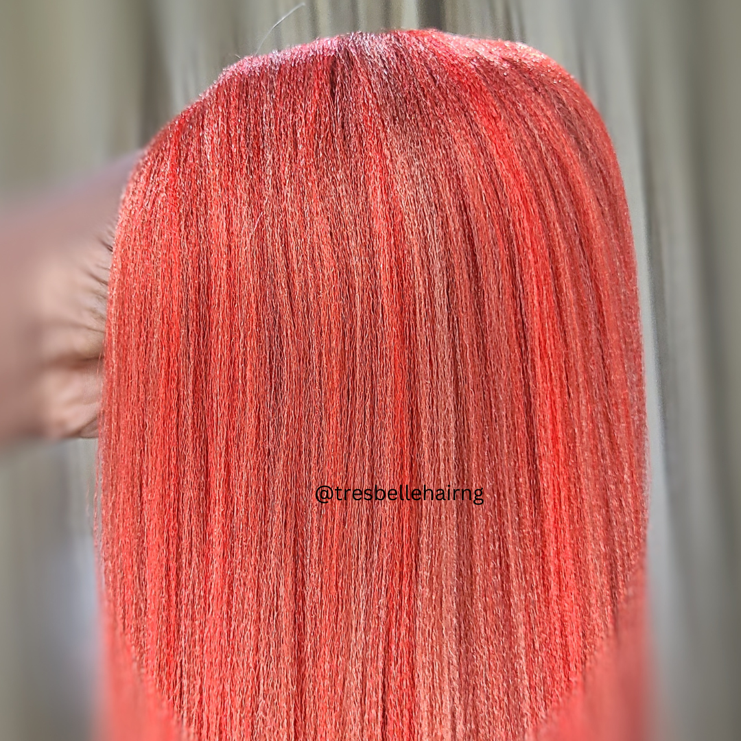 28" Anti - Itch Prestretched Braiding Hair | Non - Toxic Hypoallergenic PreStretched Braiding Hair.