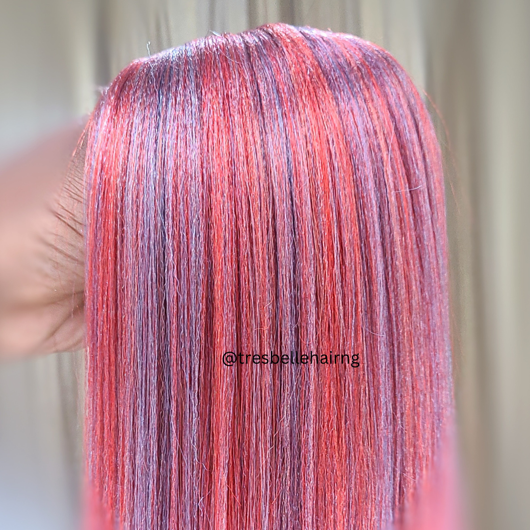 28" Anti - Itch Prestretched Braiding Hair | Non - Toxic Hypoallergenic PreStretched Braiding Hair.