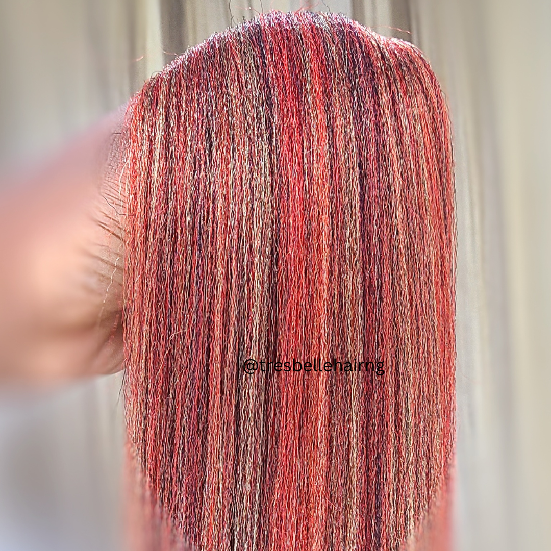 28" Anti - Itch Prestretched Braiding Hair | Non - Toxic Hypoallergenic PreStretched Braiding Hair.
