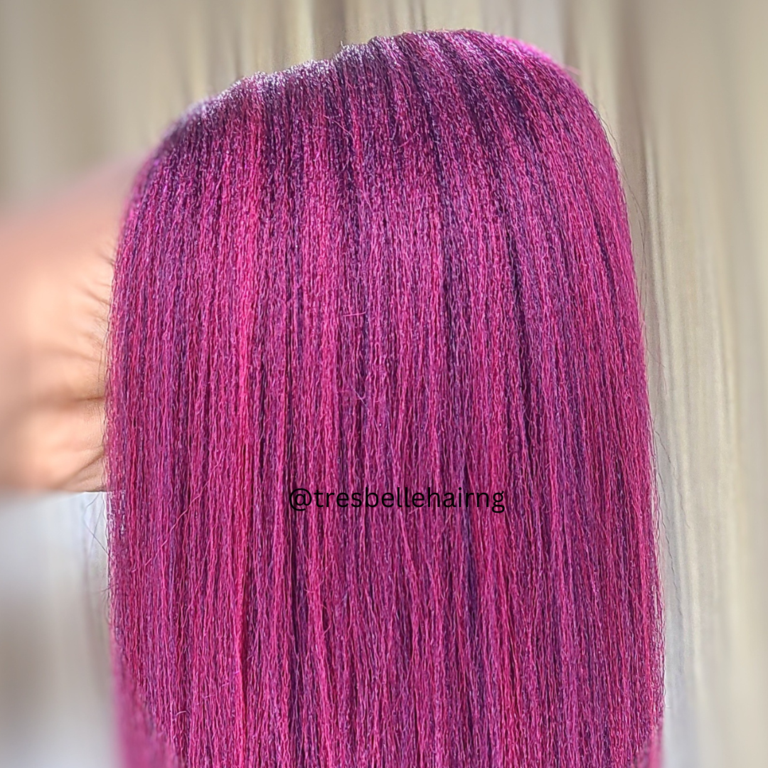28" Anti - Itch Prestretched Braiding Hair | Non - Toxic Hypoallergenic PreStretched Braiding Hair.
