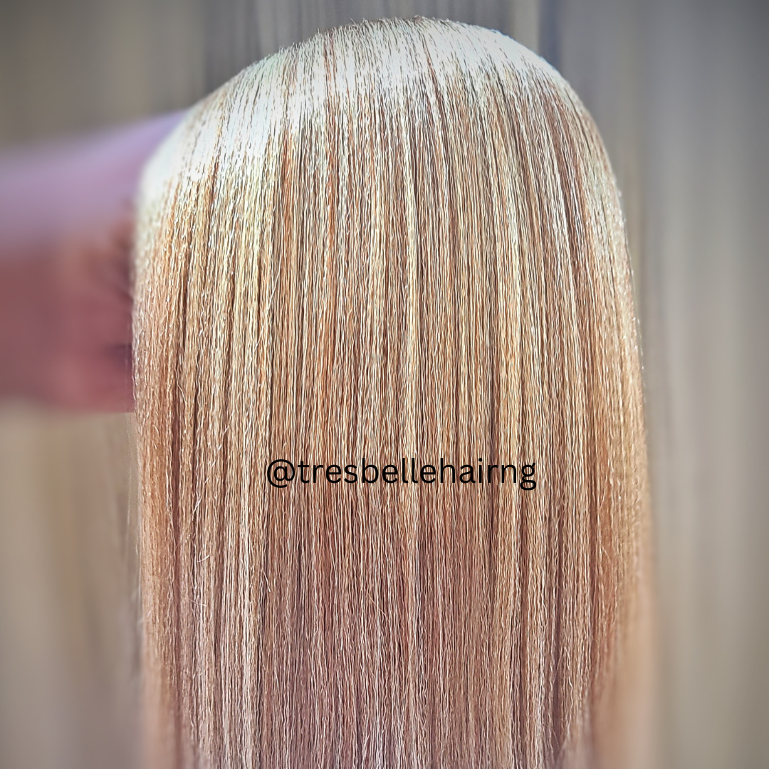 28" Anti - Itch Prestretched Braiding Hair | Non - Toxic Hypoallergenic PreStretched Braiding Hair.