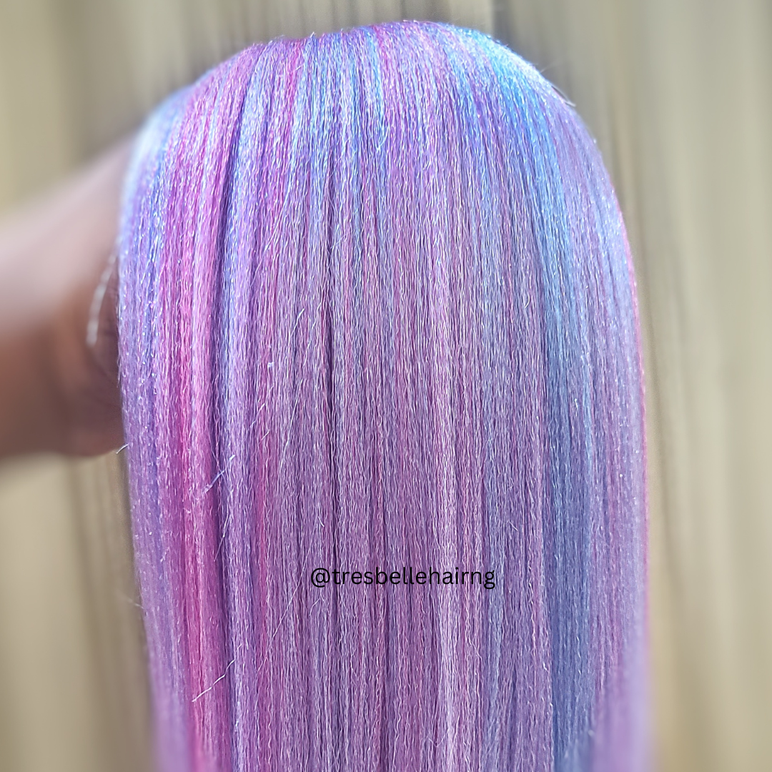 28" Anti - Itch Prestretched Braiding Hair | Non - Toxic Hypoallergenic PreStretched Braiding Hair.
