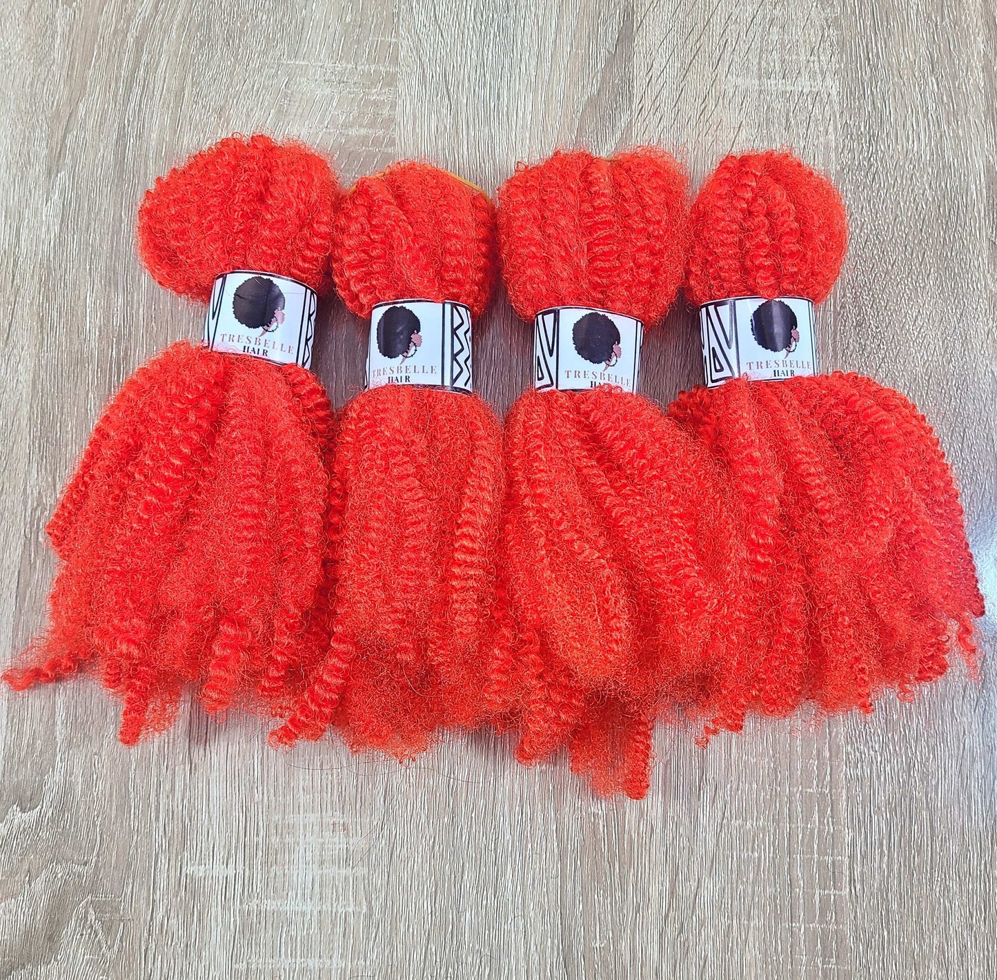 Red Afro Kinky Braiding Hair 