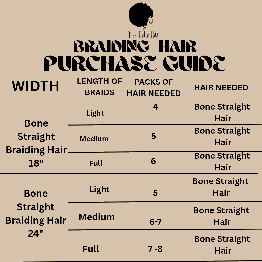 BELLE ITCH FREE BONE STRAIGHT BRAIDING HAIR