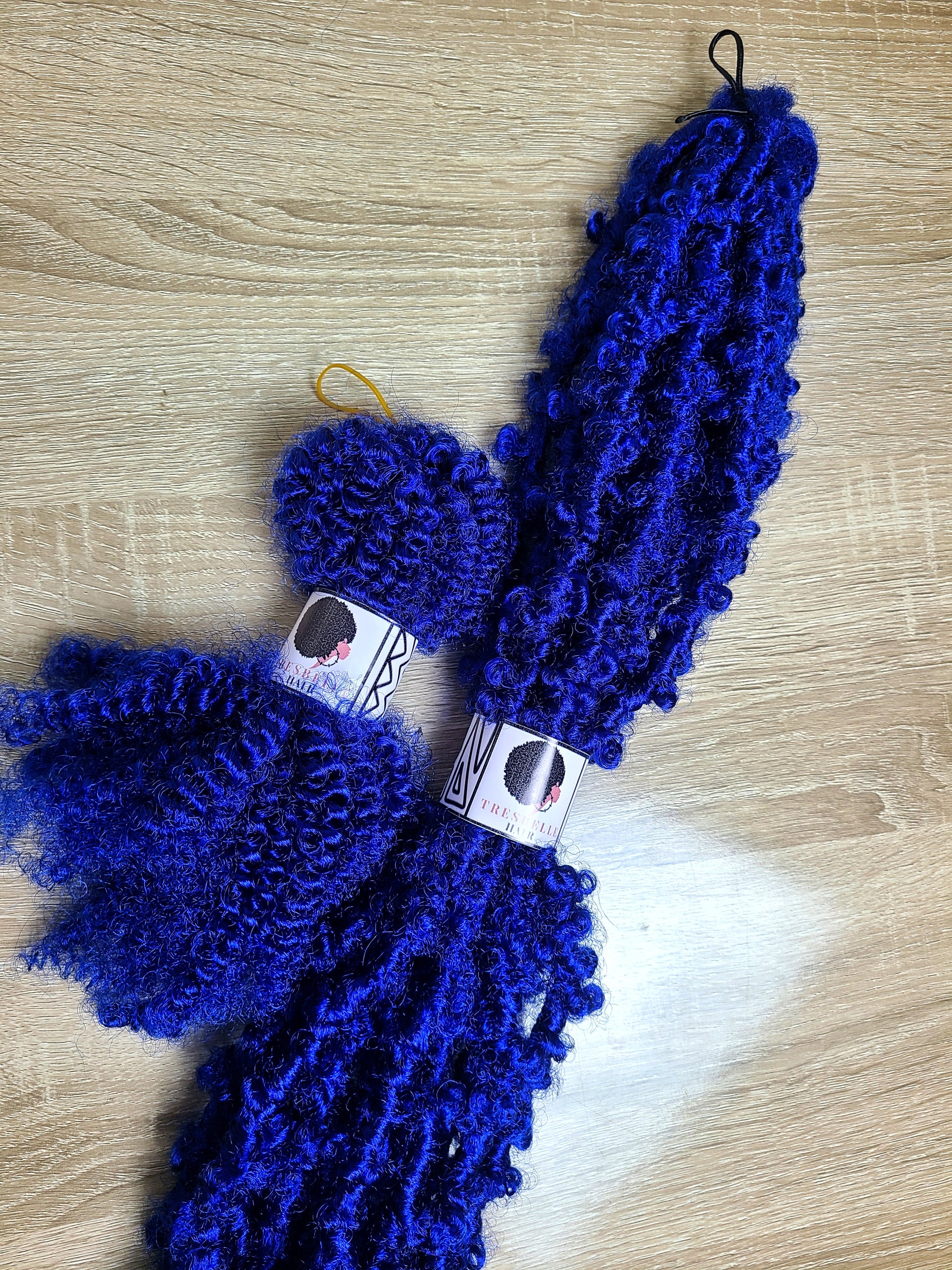 Itch free blue butterfly locs