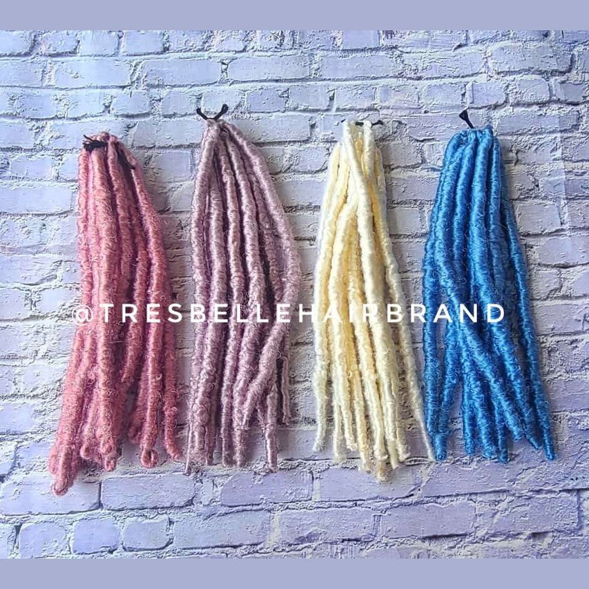 Distressed Locs/ Soft Locs / Itch Free Faux Locs