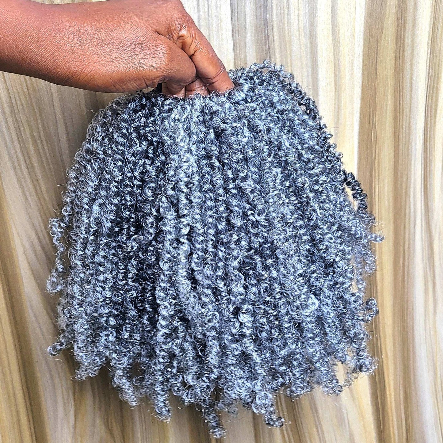 Salt and Pepper Crochet twist braids
Itch free Salt and Pepper  Crochet Spring twist braids
