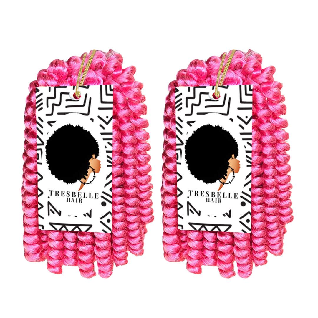 Spring Twist pink Color, itch free spring twist in Pink 