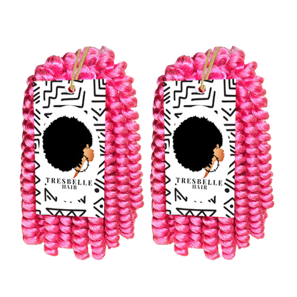 Spring Twist pink Color, itch free spring twist in Pink 
