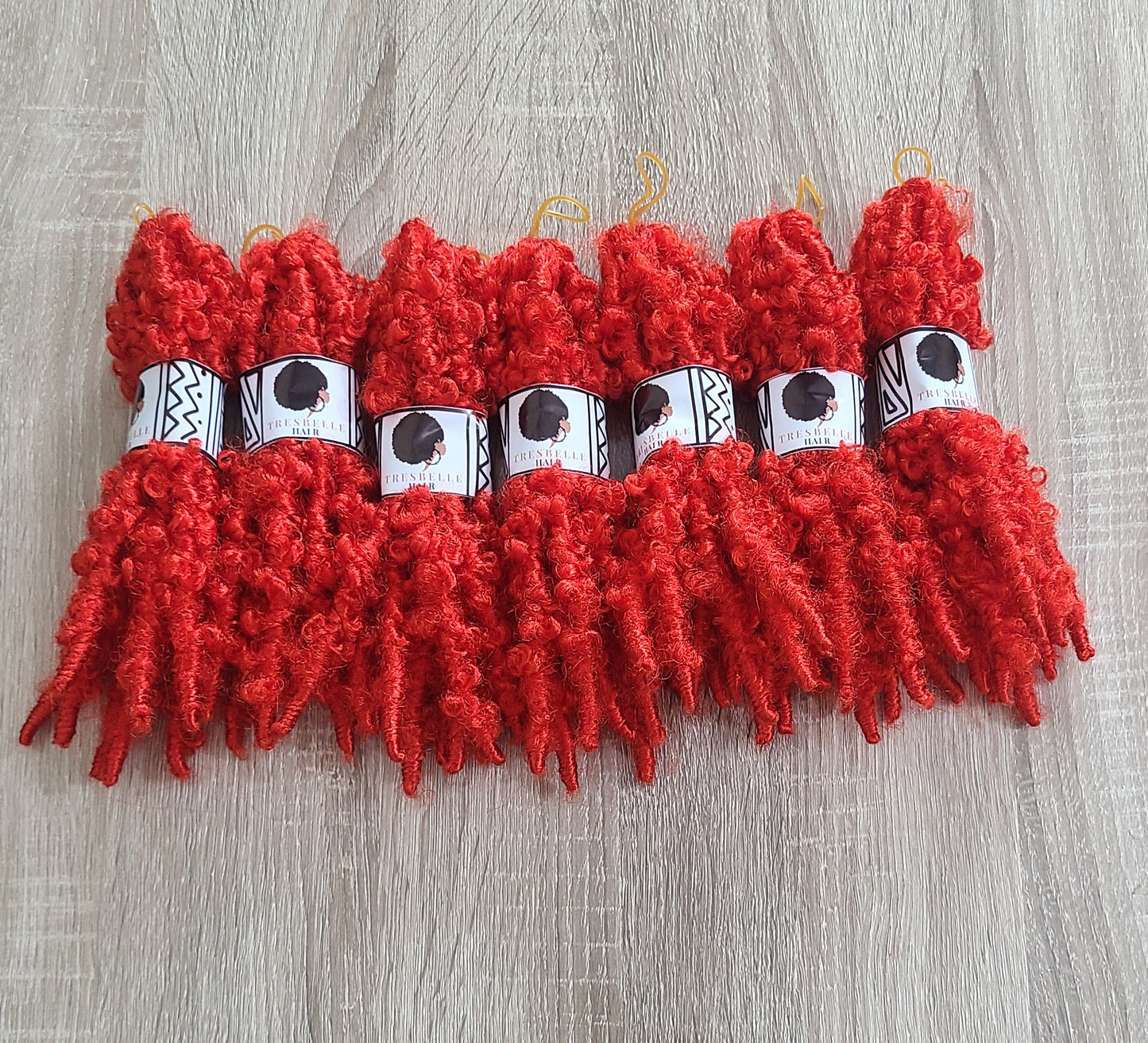 Anti Itch soft red butterfly locs