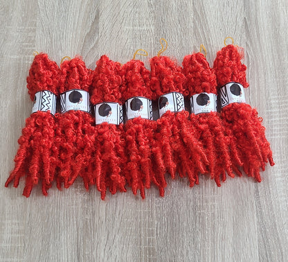 Anti Itch soft red butterfly locs