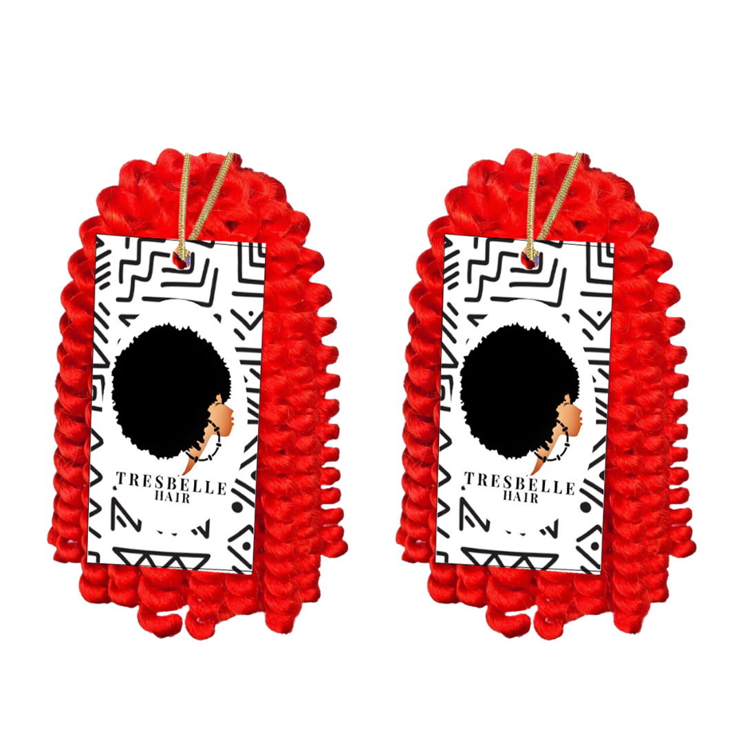 Red Sping Twist, Spring Twist in Red Color. 
Itch Free Spring Twist in Red Color