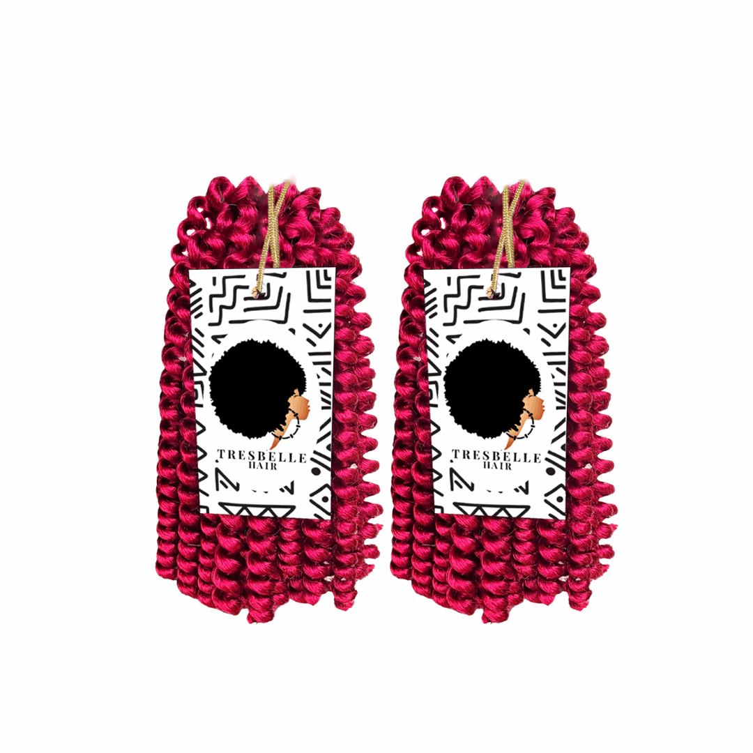 Anti itch Spring twist | Burgundy springtwist