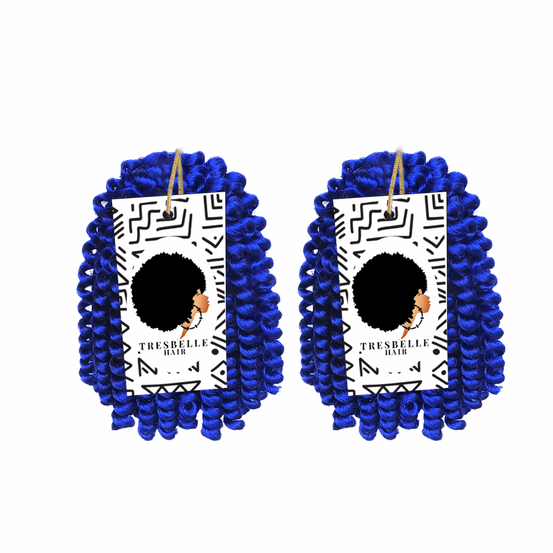 Itch free spring twist in blue, Spring twist Blue Color