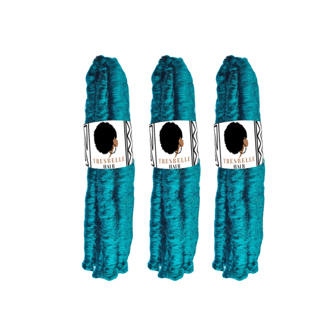 Teal Soft Jumbo Locs