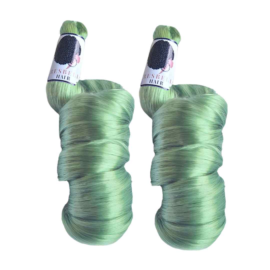 PASTEL GREEN FRENCH CURL
GREEN FRENCH CURL